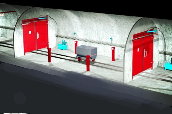 無壓風門 無壓風門